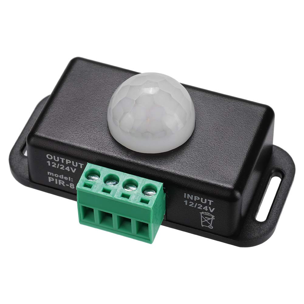 Infrared Motion Sensor Switch - Durable & Easy Install for LED, Energy-Saving, Incandescent & Fluorescent Lights | Perfect for Home Security, Closet Lights & Outdoor Lighting Automation