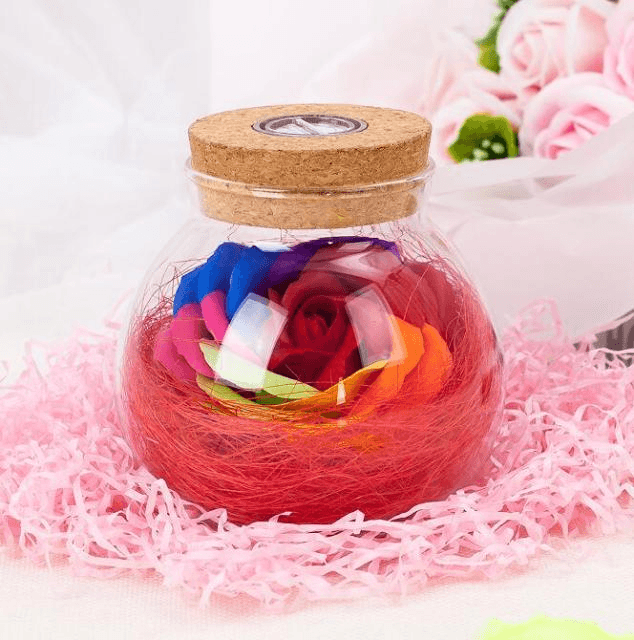 Romantic Illuminated Rose Light with Remote Control - Perfect for Valentine's Day Gifts, Wedding Decor, and Bedroom Night Light