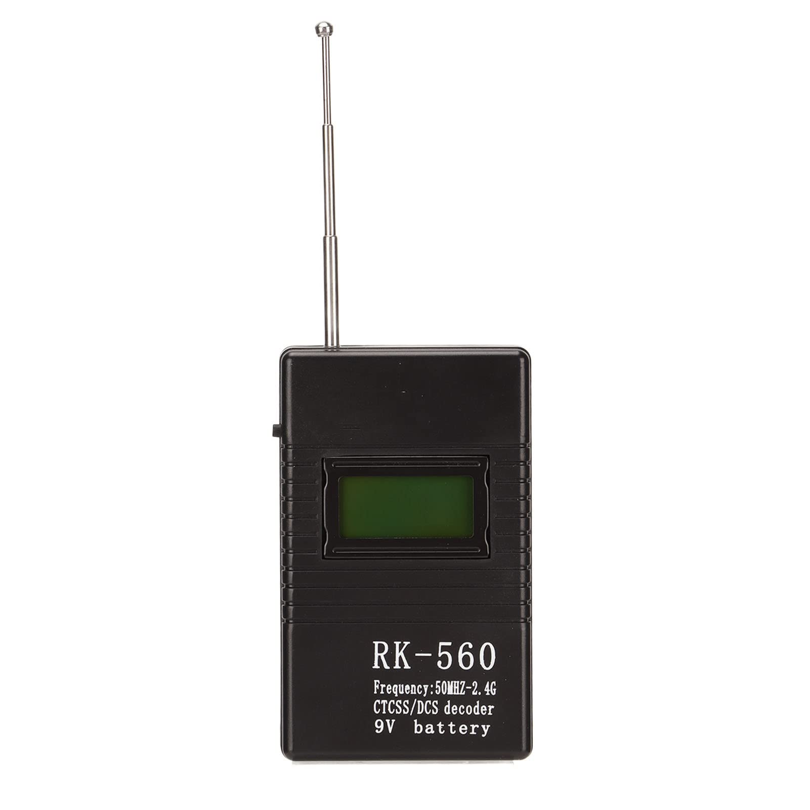 RK 560 Portable Digital Frequency Counter Meter - Mini RF Tester with One-Key Control for DCS/CTCSS Testing | Battery Powered | Ideal for Ham Radio, Walkie-Talkie & Signal Analysis