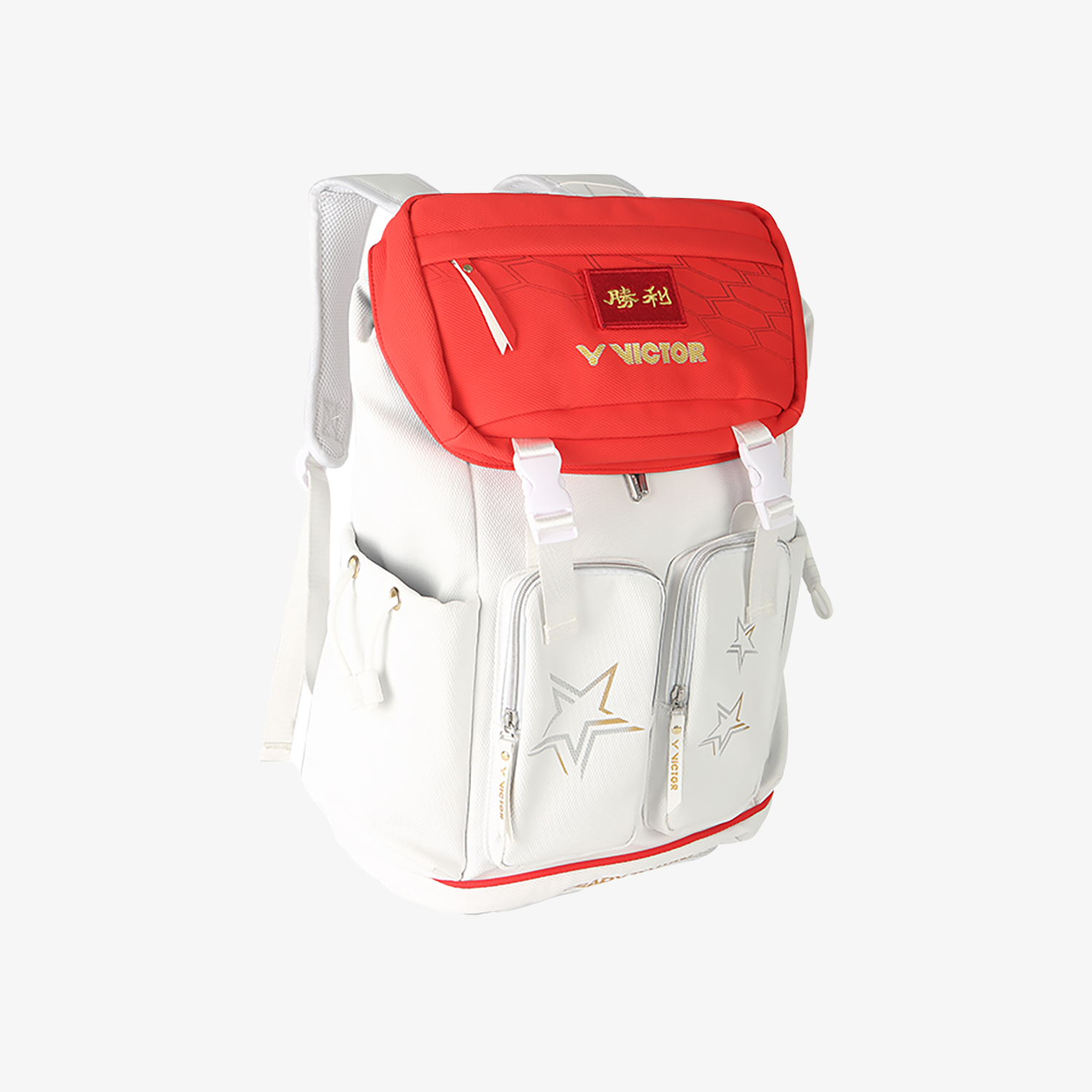 Victor BR5021 Double Shoulder Bag - Bright White Backpack for Men & Women - Perfect for Travel, Gym, Work & Outdoor Activities