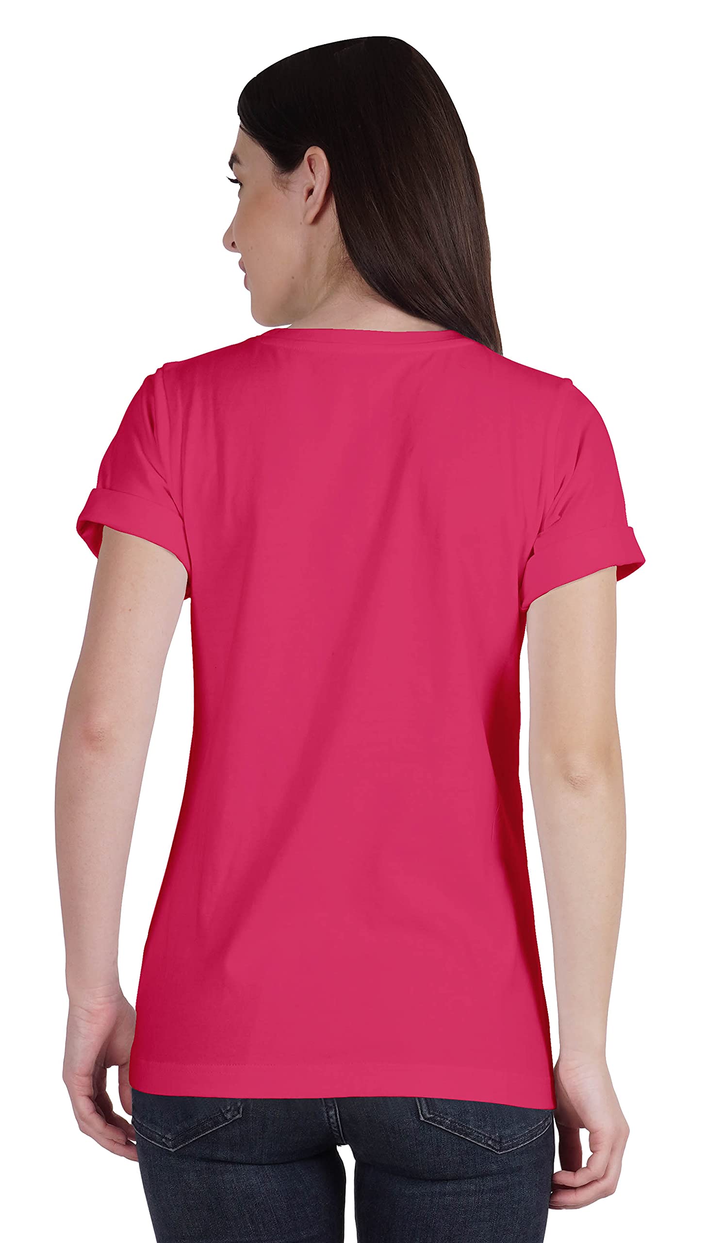 Pro Vaccine Crew Neck Cotton T-Shirt for Women - Inkmeso Vaccinated Graphic Tee - Comfortable Casual Wear for Everyday Outfits & Social Events