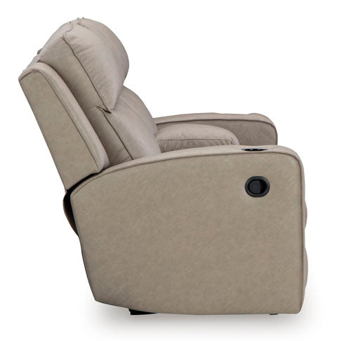 Lavenhorne Pebble Reclining Loveseat - Modern 2-Seater Sofa with Adjustable Backrest, Soft Fabric Upholstery, and Sturdy Frame | Perfect for Living Room, Home Theater, and Small Spaces (Model 6330794)