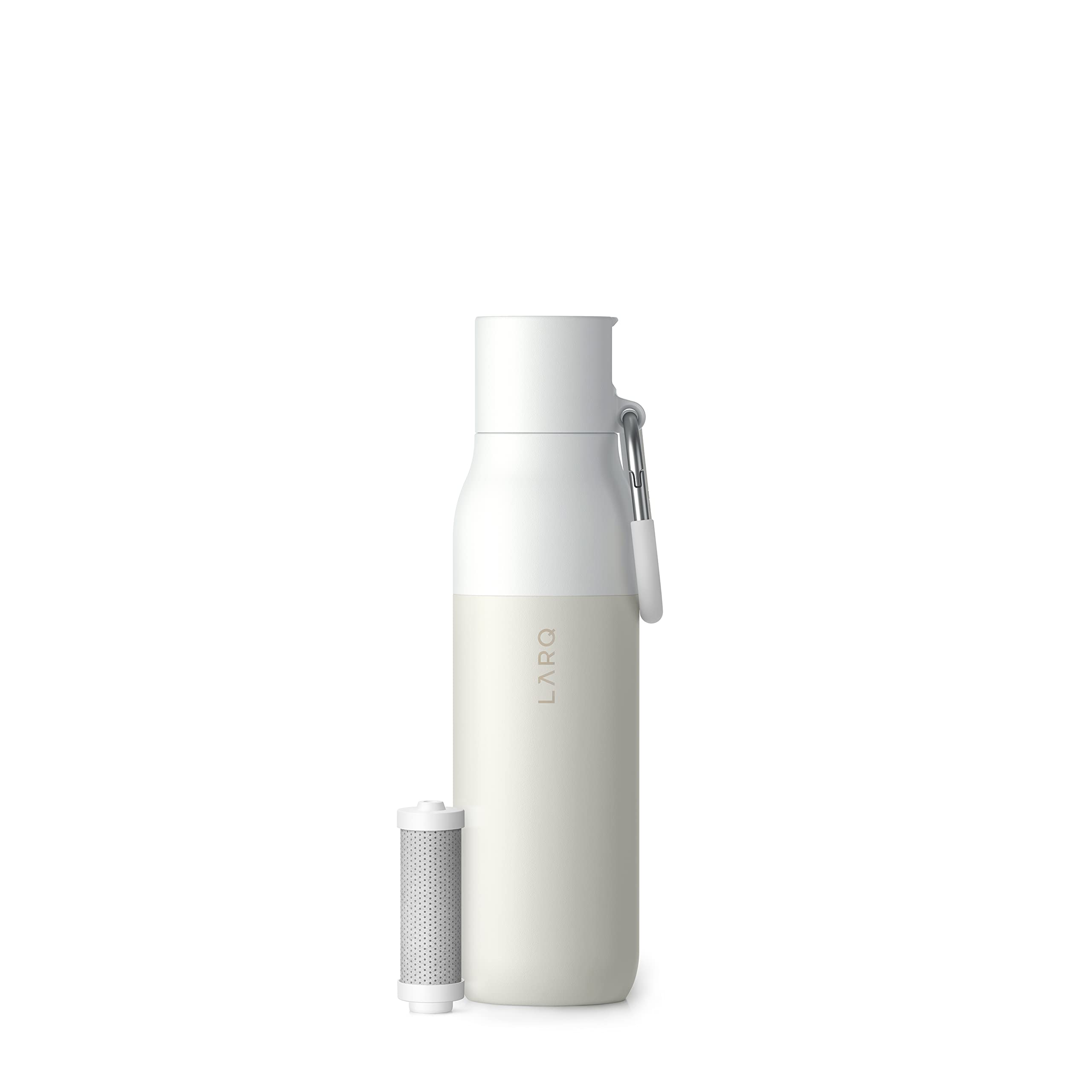 LARQ PureVis Self-Cleaning Water Bottle 25oz & Filtered Insulated Bottle Set | BPA-Free Reusable Travel Bottles for Gym, Hiking & Outdoor Activities