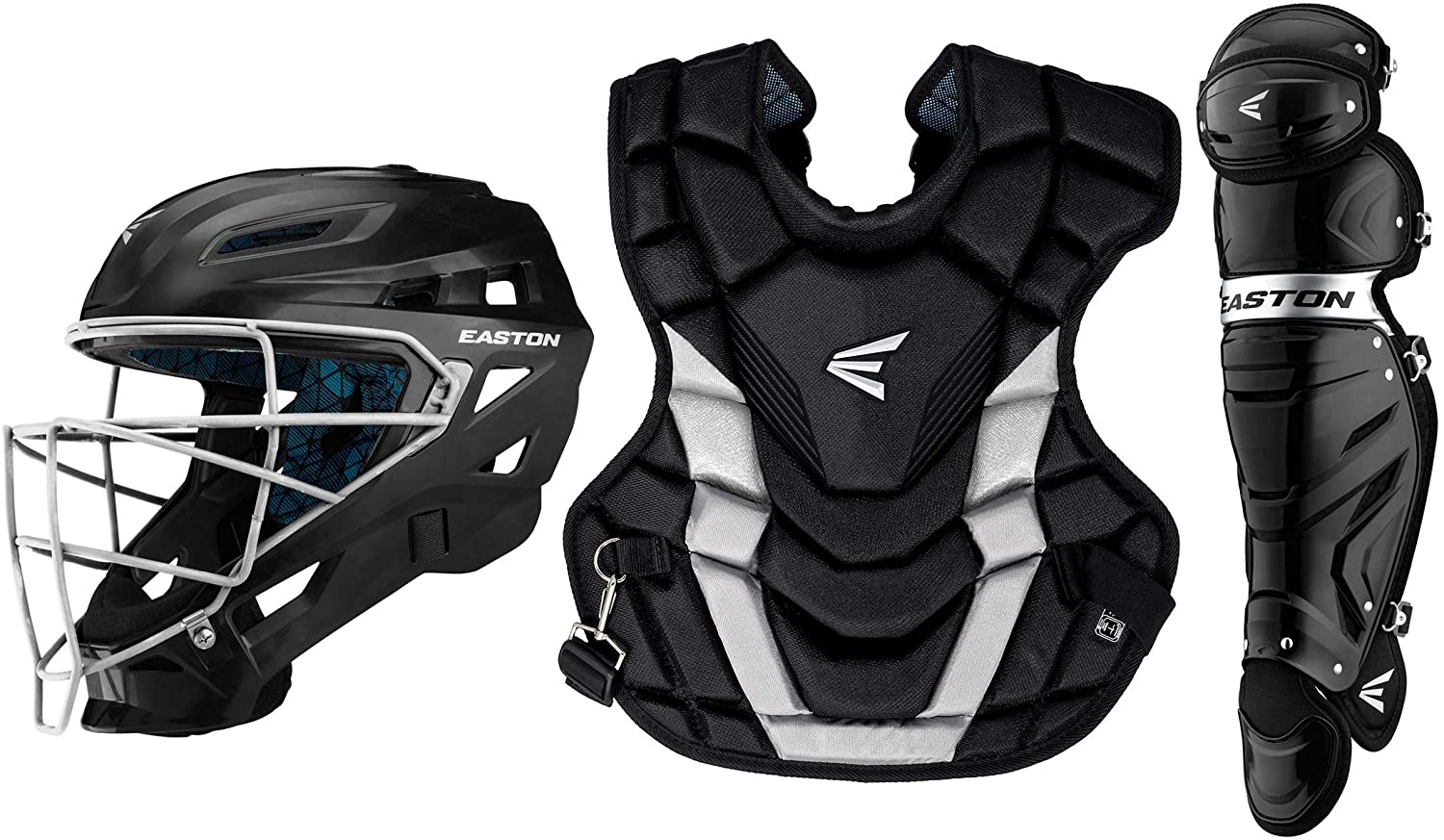 Easton Gametime Intermediate (13-15) NOCSAE Certified Catcher's Kit - Perfect for Youth Baseball Games & Practice