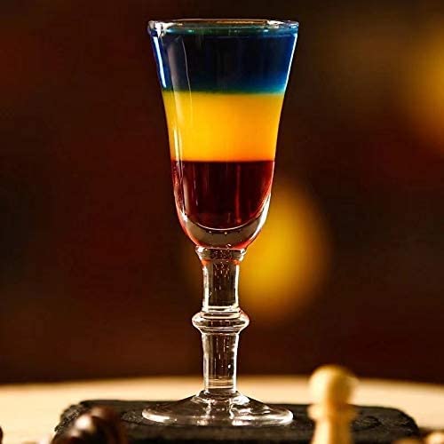 Premium Cordial & Limoncello Glasses Set of 3 - Elegant 1 oz Stemmed Shot Glasses for Cocktails, Liqueurs & Dessert Wines | Perfect for Home Bars, Dinner Parties & Italian-Themed Events