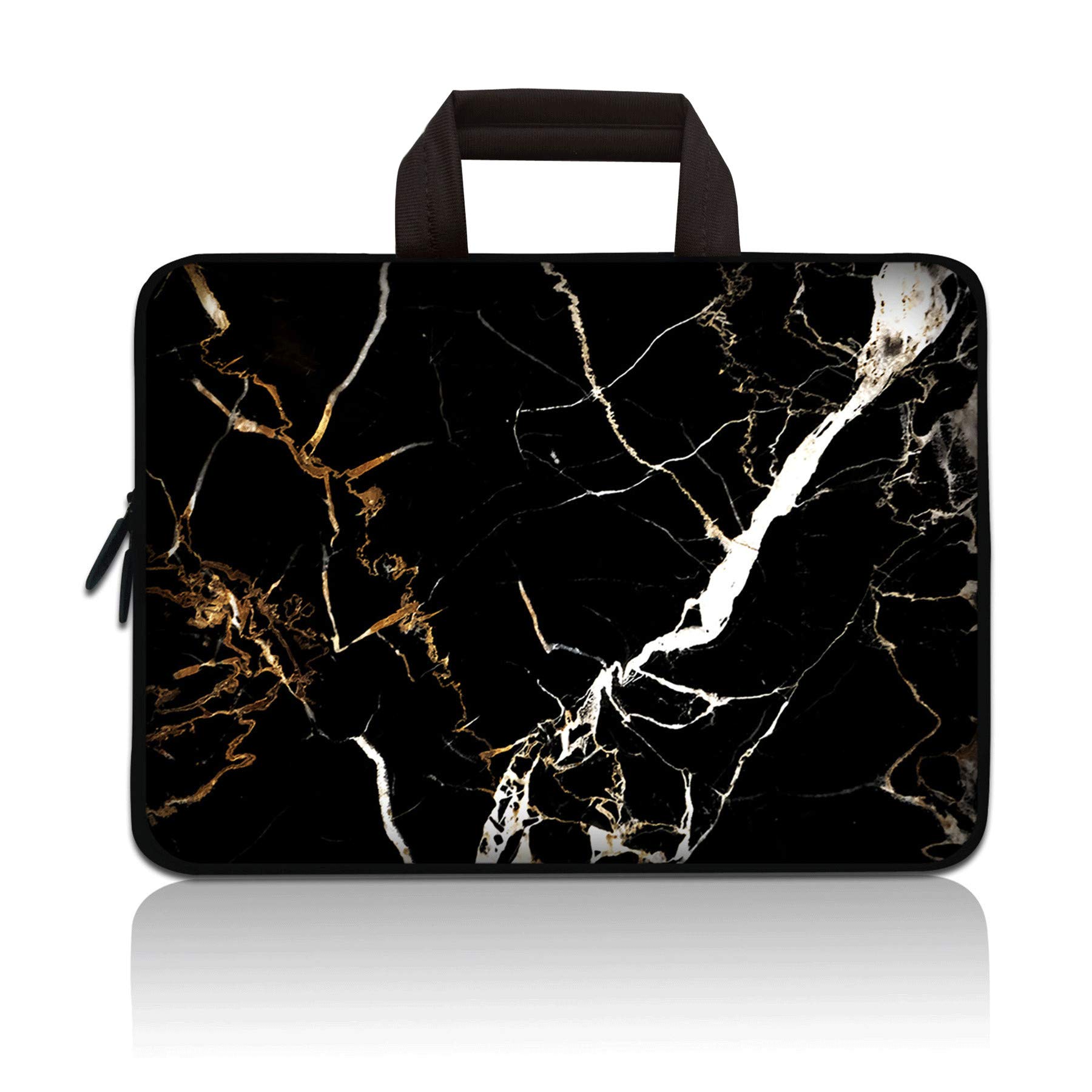 11.6-12.5 Inch Laptop Sleeve Case - Lightweight Neoprene Protective Cover for MacBook Air, Chromebook, Ultrabook & Tablets - Perfect for Travel, Office & School (Marble Pattern)