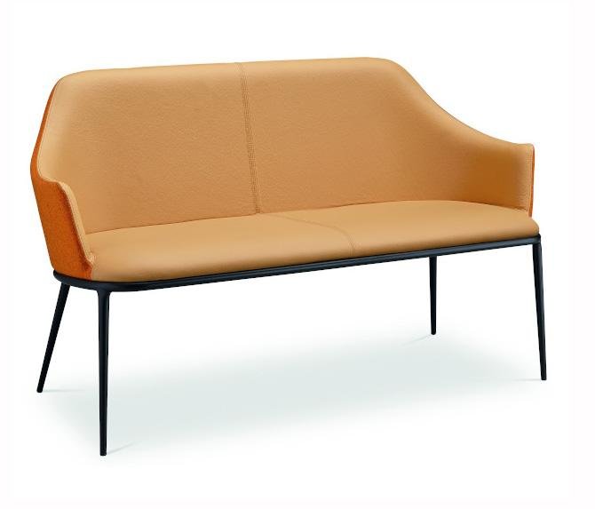 Midj Lea DV M TS Sofa - Modern Comfortable Fabric Sofa for Living Room, Lounge & Home Decor
