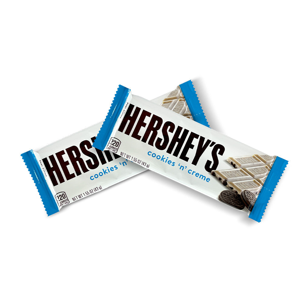 Hershey's Cookies 'N' Creme Chocolate Bars - 36 Count Bulk Box | Perfect for Parties, Halloween Treats & Office Snacks