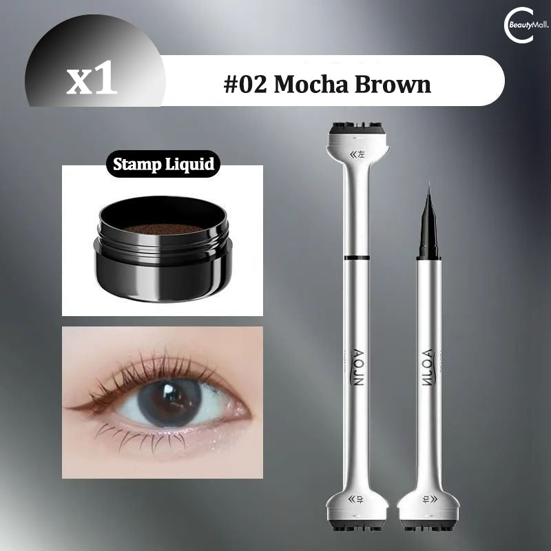 Dual Ended Lower Lash Stamp Eyeliner - Easy Winged & Smokey Eye Makeup Tool for Perfect Eye Looks | Party, Date Night & Everyday Use