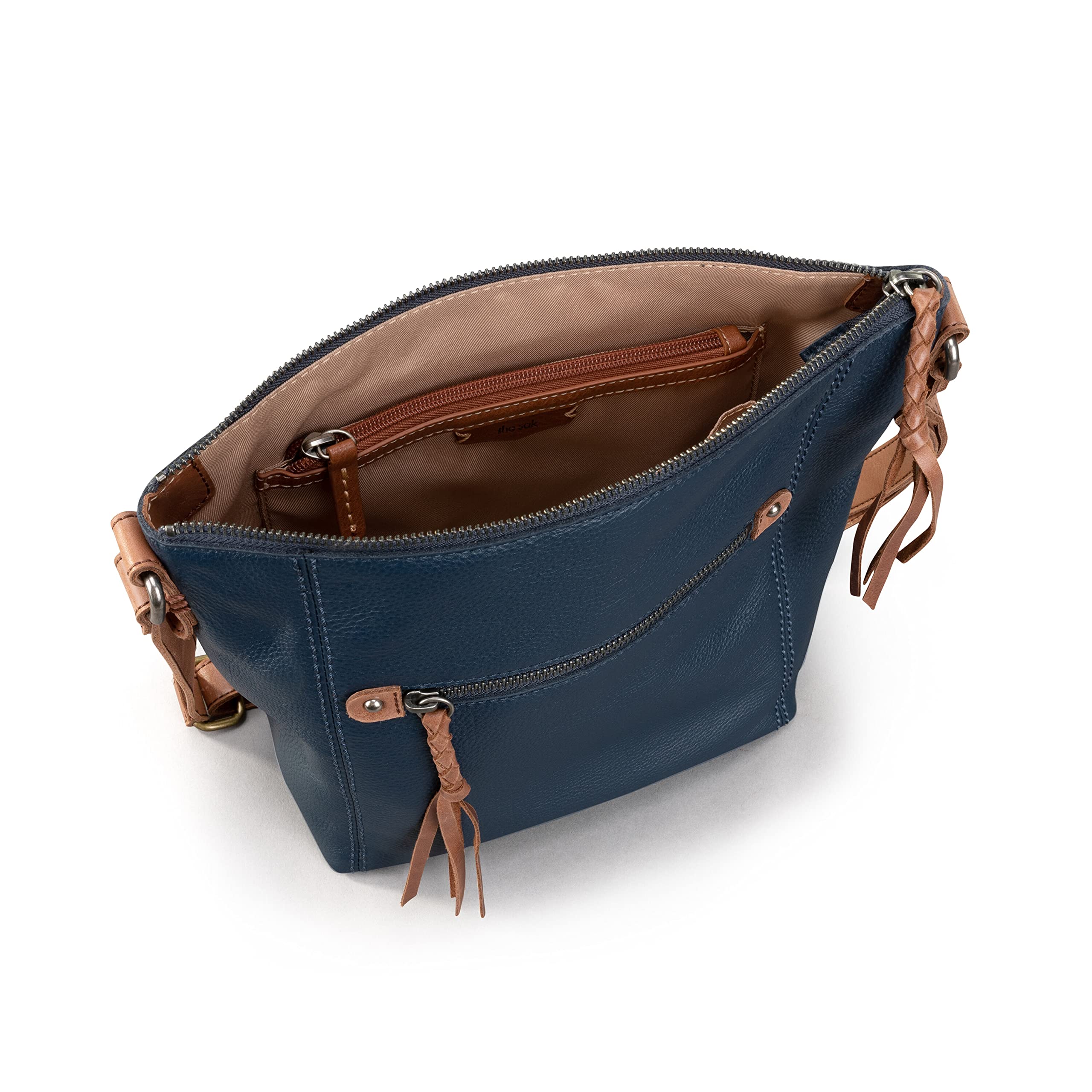 The Sak Women's Ashland Crossbody Bag - Stylish & Lightweight Leather Purse for Everyday Use | Perfect for Work, Travel & Shopping