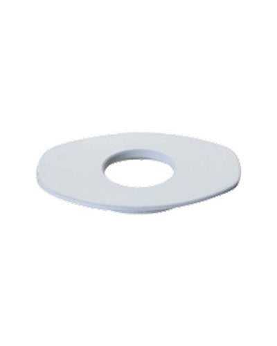 Marlen Oval All Flexible Mounting Ring Flat - 1 Each, FLAT, 1 9/16 (39MM) - Green Neoprene Rubber Gasket for Plumbing, HVAC, and Automotive Applications