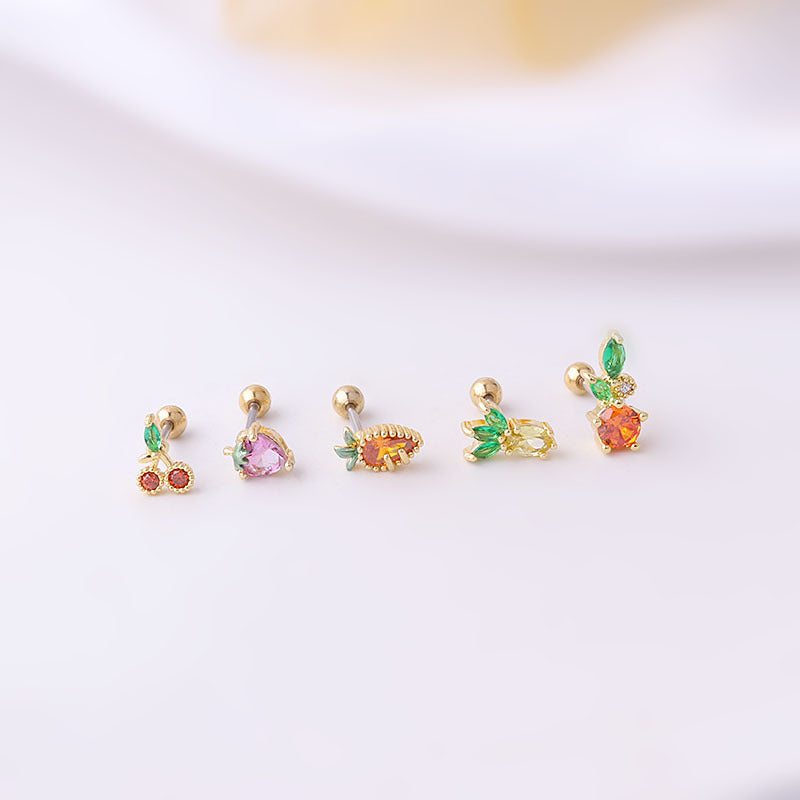 20G Cartilage Stud Earrings - Surgical Steel Body Jewelry for Helix, Tragus & Conch Piercings | Hypoallergenic & Comfortable for Daily Wear | HSPJ647