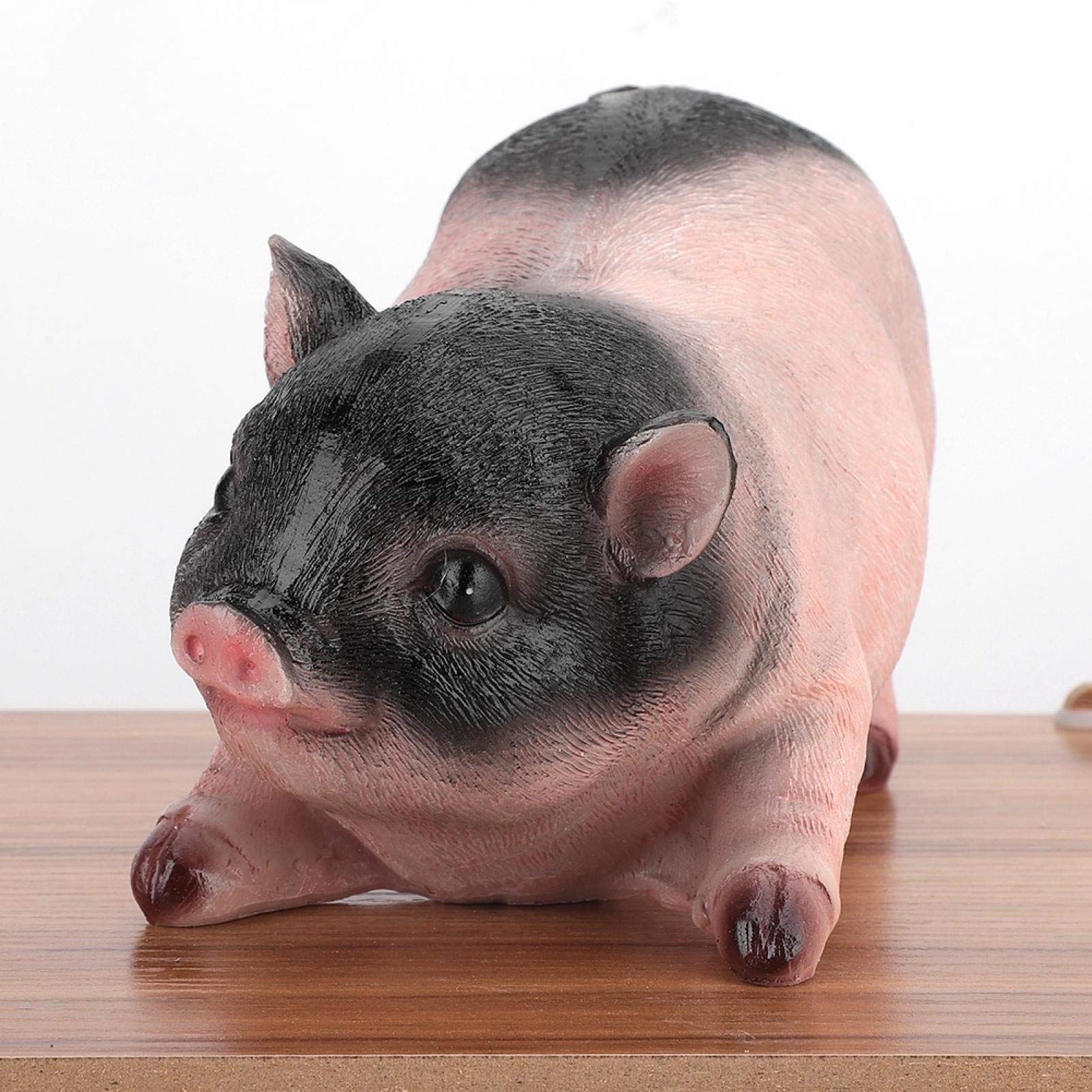 EBTOOLS Resin Pig Decor - Cute Patio Pig Statue for Outdoor Garden, Front Porch, Yard, Spa & Massage Room | Durable Resin Material for Indoor & Outdoor Use | Perfect Home Decor Gift for Animal Lovers