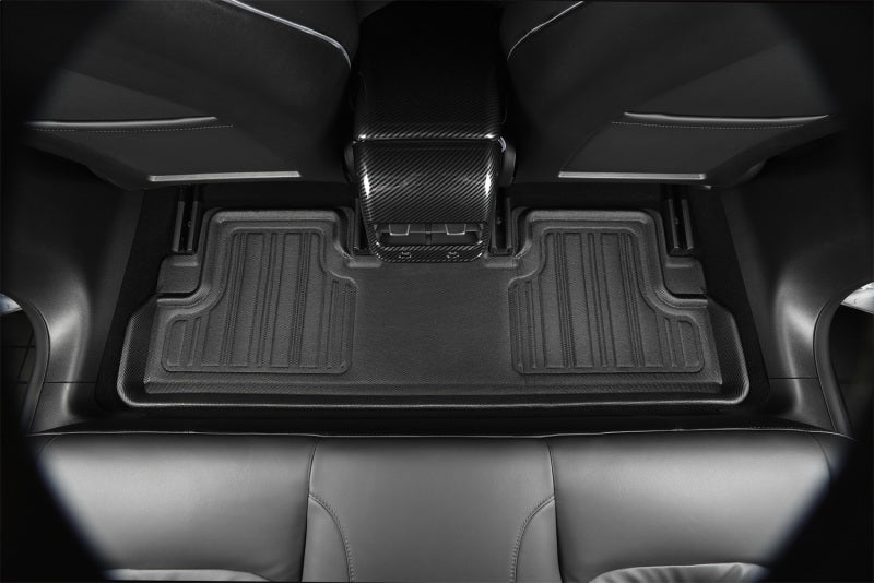 3D Maxpider 2024 Tesla Model 3 Elitect All-Weather Floor Mats - 1st & 2nd Row Custom Fit Car Mats for Tesla Model 3 - Waterproof, Durable & Easy to Clean - Perfect for Daily Commute, Road Trips & Winter Protection