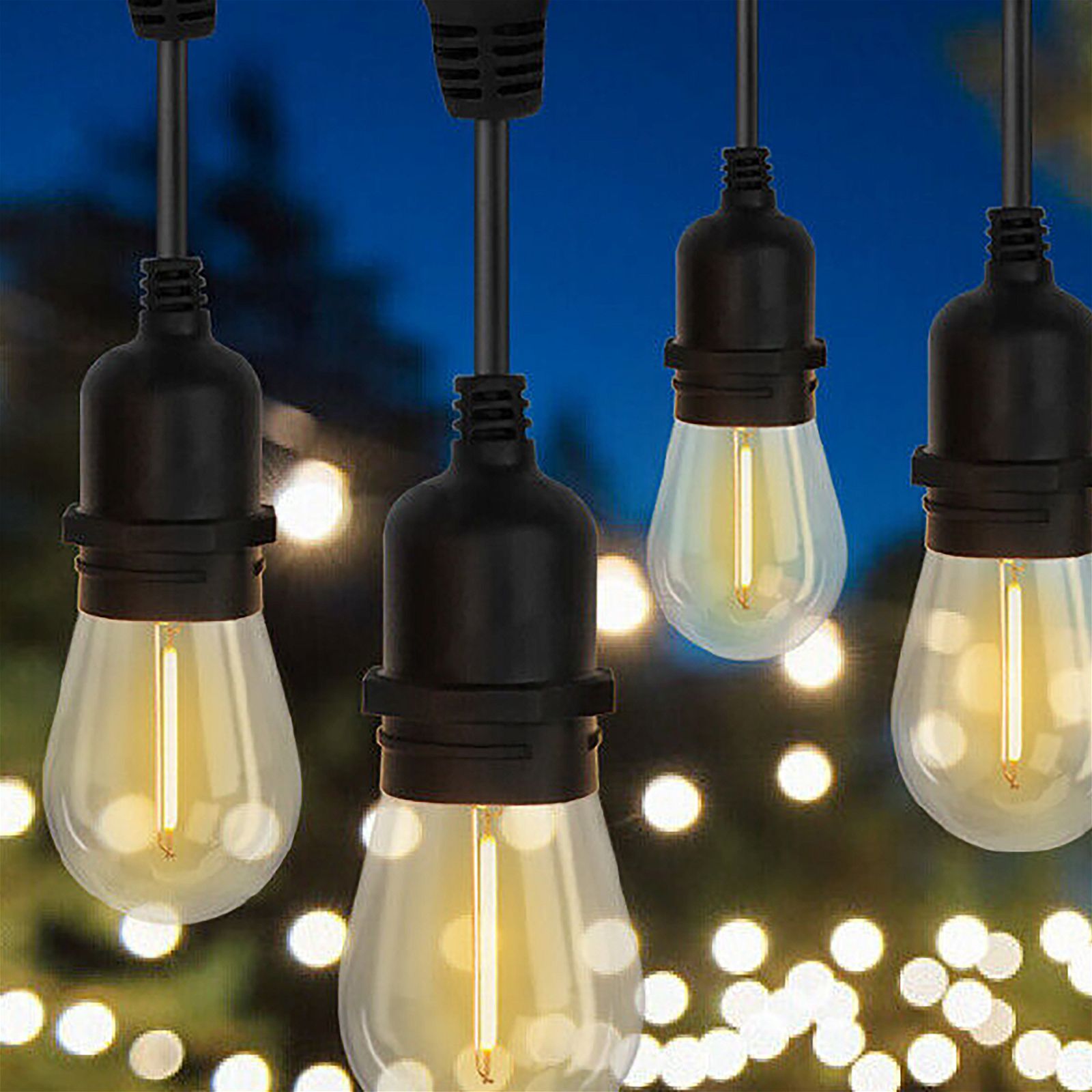 15 LED Solar Powered 18.2M String Lights - Waterproof Outdoor Fairy Lights for Wedding, Party, Garden, Patio & Backyard Decor