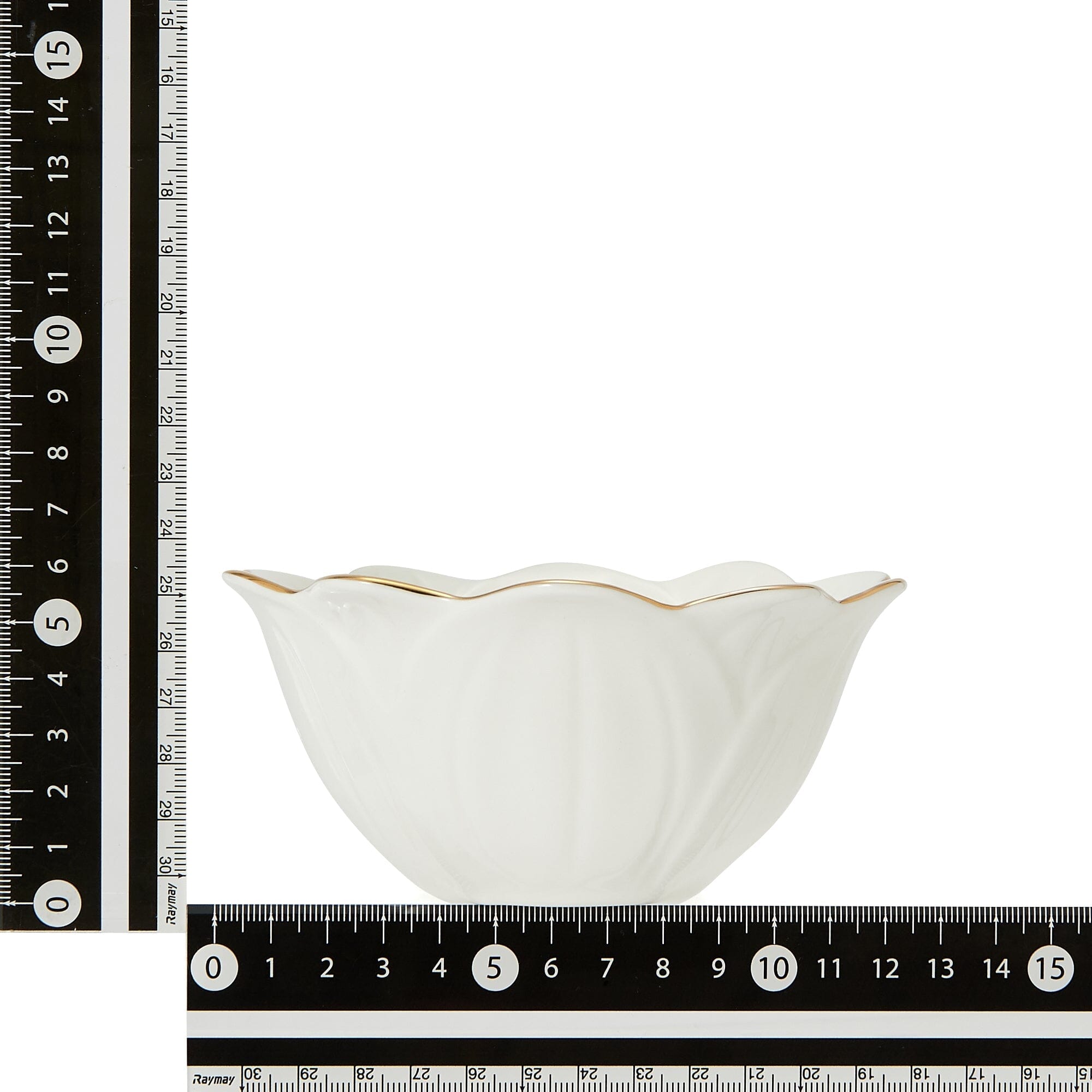 White Floral Design Bowl - Elegant Serving Dish for Home Decor, Dining & Gift Giving