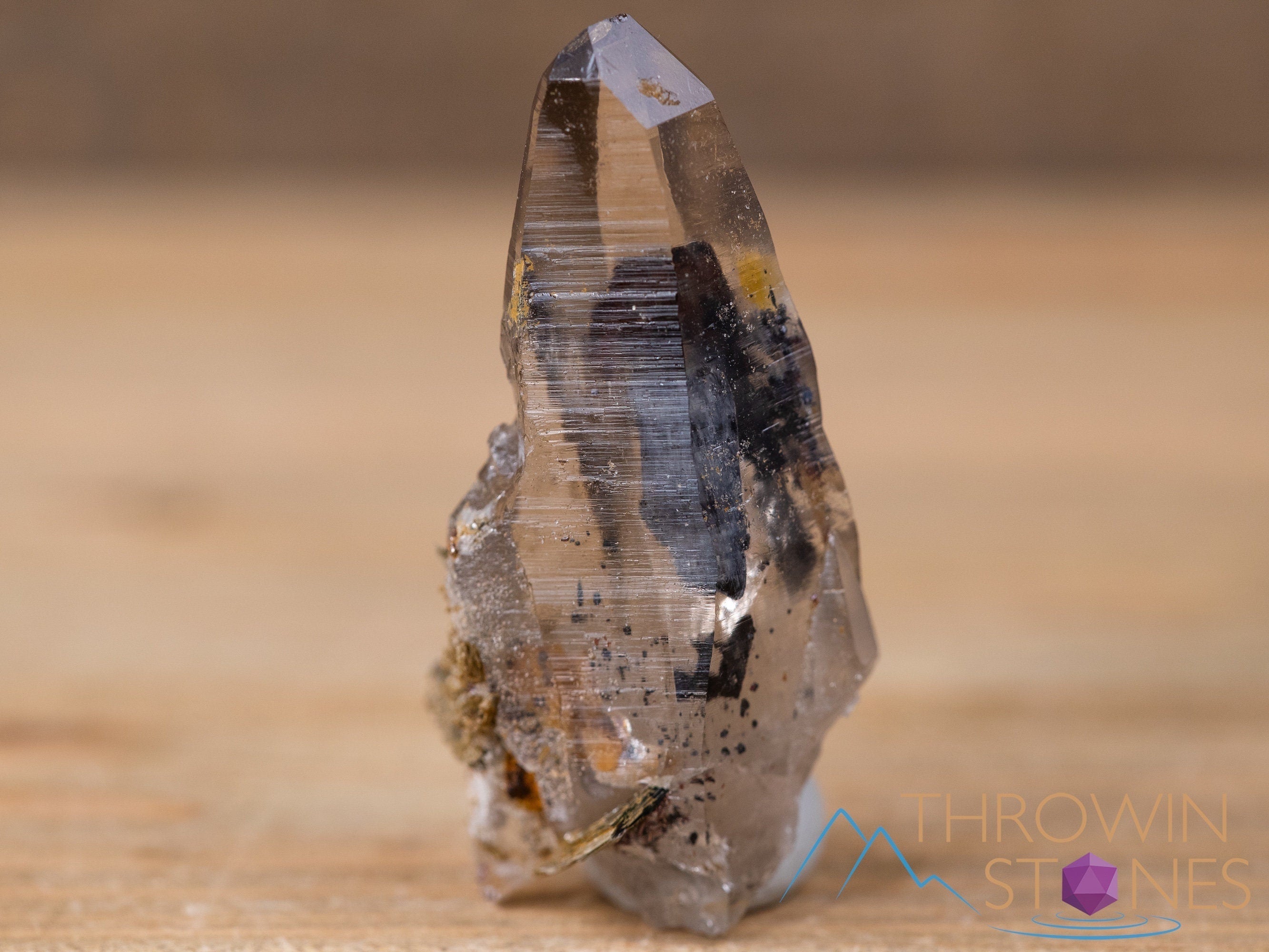 Natural Hiddenite Quartz Raw Crystal with Mica from Tessin - Healing Stone for Home Decor, Housewarming Gift & Spiritual Energy - Perfect for Meditation, Feng Shui & Crystal Collections