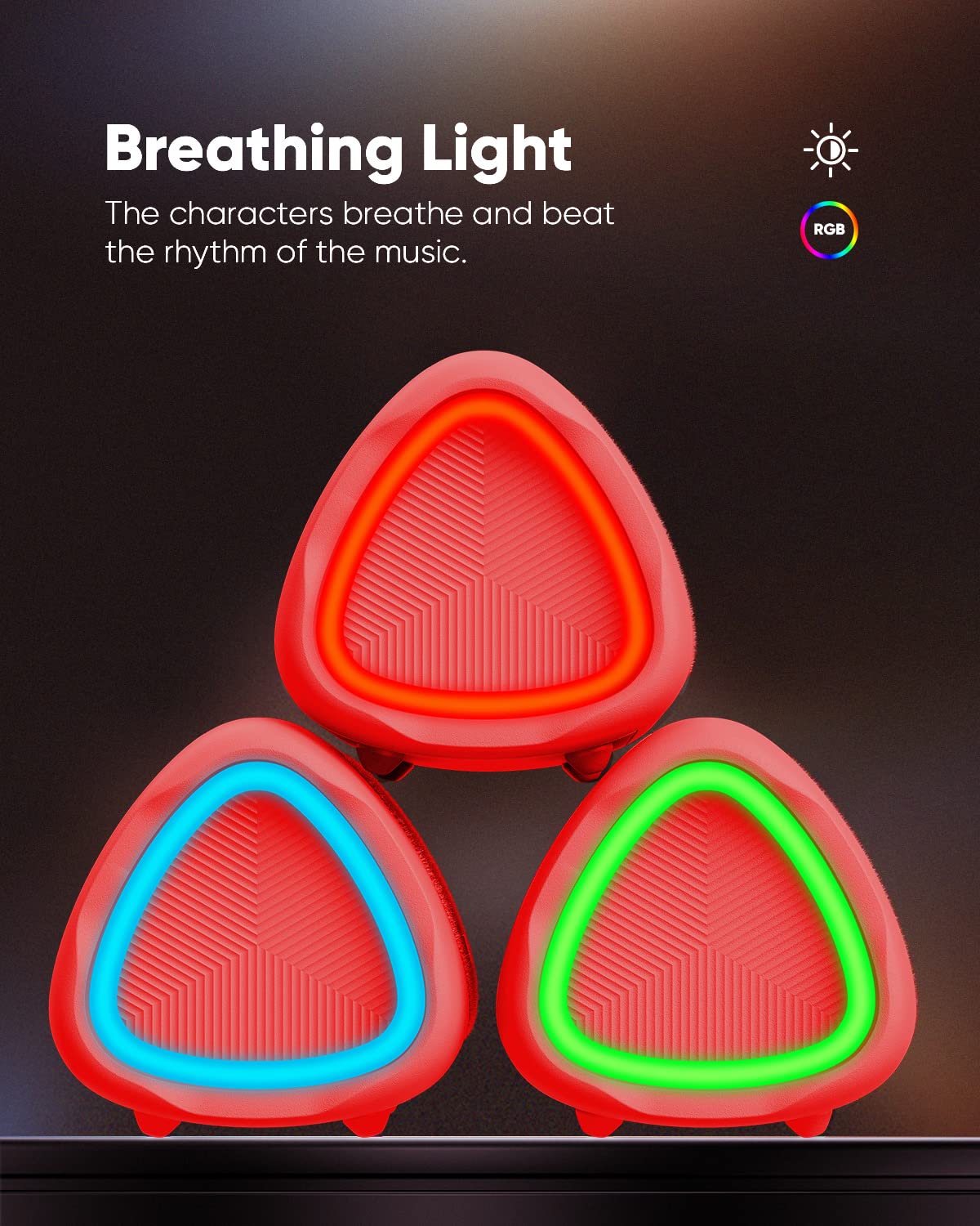 Portable Bluetooth Speaker - IPX5 Waterproof Wireless Speaker with HD Sound, 20H Playtime & TWS Pairing, BT5.3 for Home, Party, Outdoor, Beach | Perfect Electronic Gift for Birthday, Travel, Camping, Pool Party (Red)