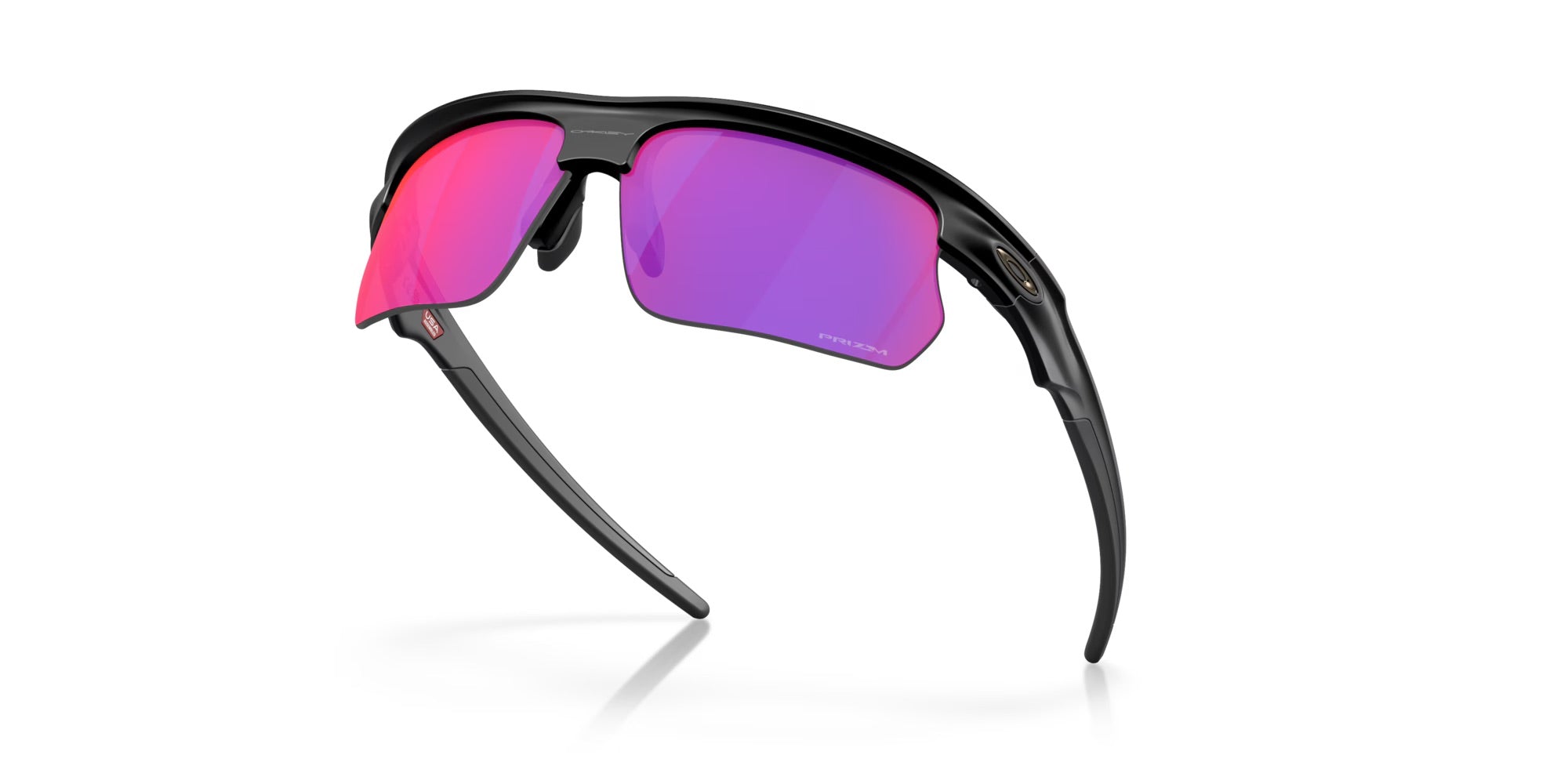 Oakley Bisphaera Matte Black Prizm Road Sunglasses - Polarized Sports & Driving Shades for Men & Women - UV Protection for Outdoor Activities
