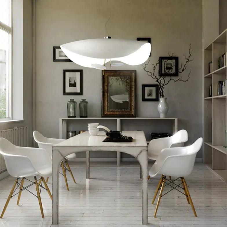 Modern Flush Mount Ceiling Light for Kitchen - Sleek Floating Clouds Design - Perfect for Dining Room, Bedroom & Hallway Lighting