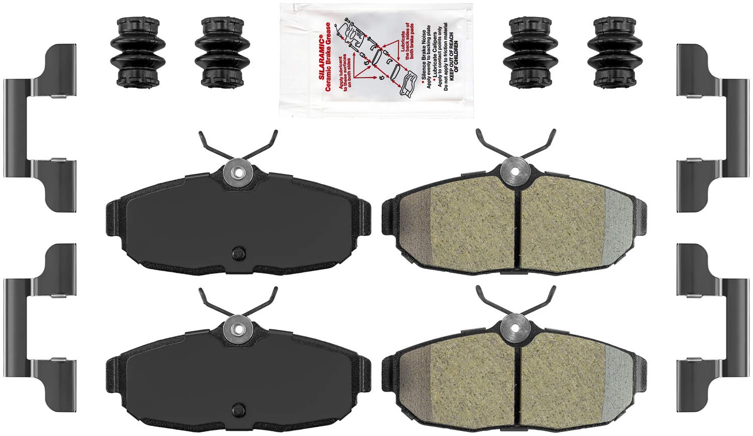 High-Performance Disc Brake Pad Set for Ford Mustang 2005-2023 - Premium Braking Power for Street & Track Racing