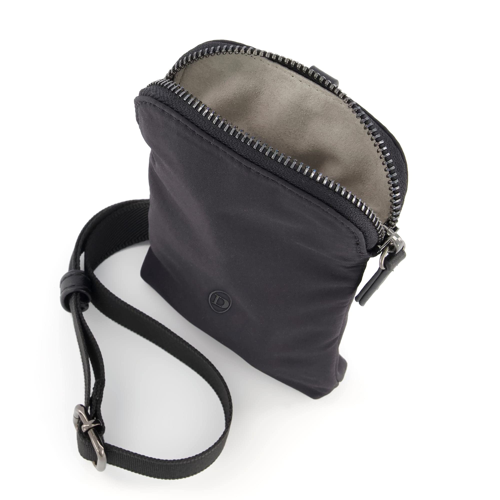 Dune Oki Phone Pouch for iPhone & Android - Slim & Stylish Crossbody Bag (Black) - Perfect for Travel, Concerts, and Everyday Use