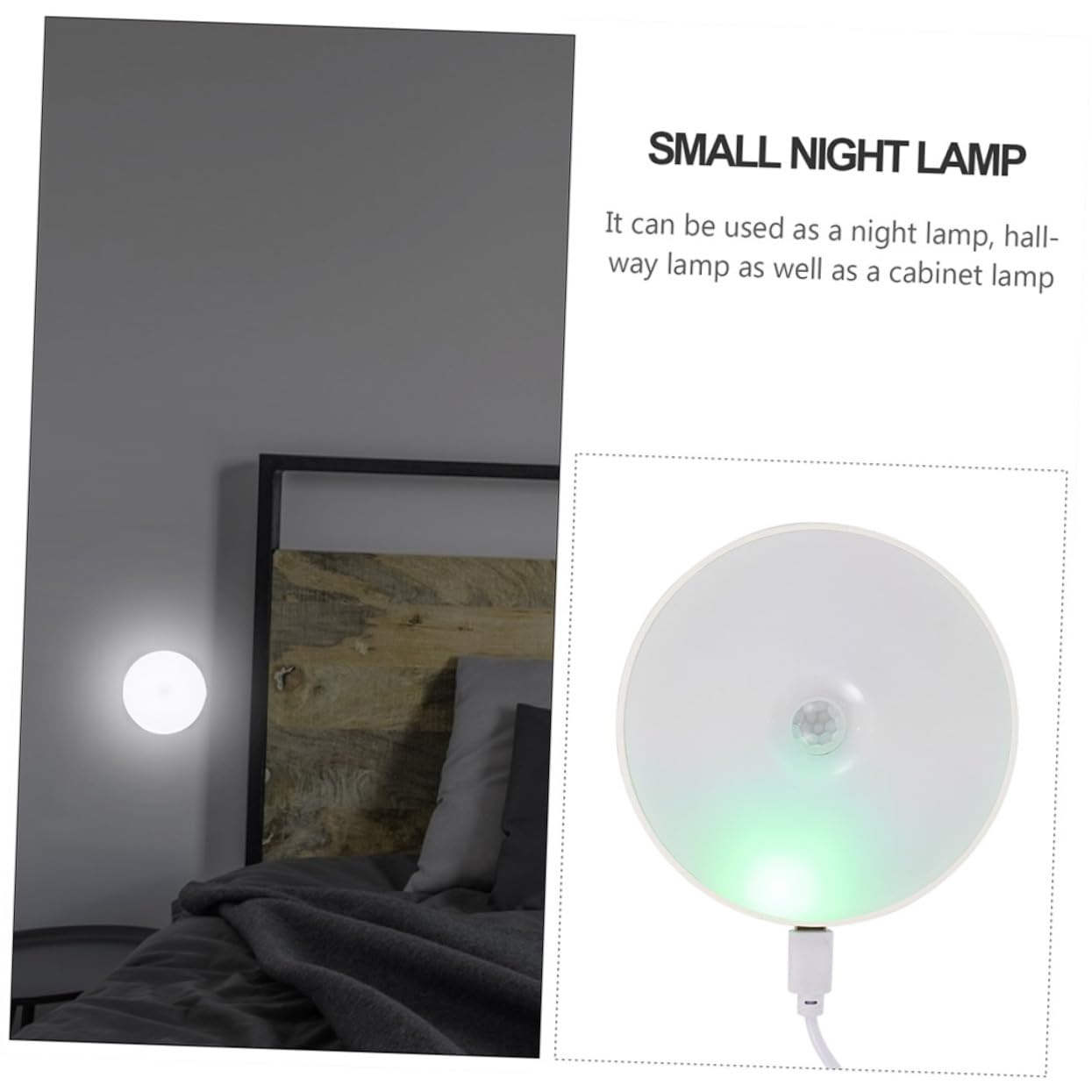 Artibetter LED Night Light with Smart Motion Sensor - USB-Powered Night Lamp for Bedroom, Kitchen, Hallway & Nursery - Perfect for Nighttime Safety and Convenience