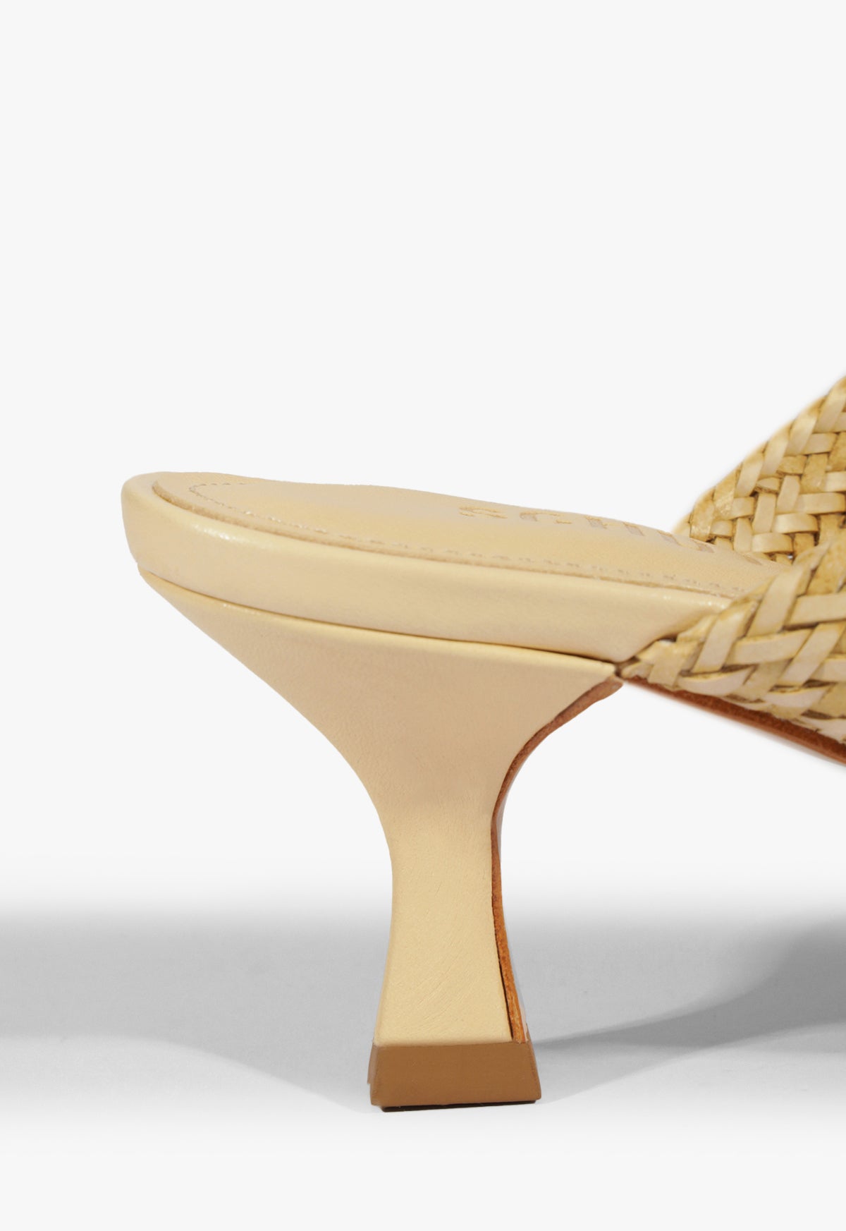 Kali Raffia Sandals Women's Size 25 Mid Heel (S2227200010001) - Perfect for Beach, Vacation, and Summer Outfits