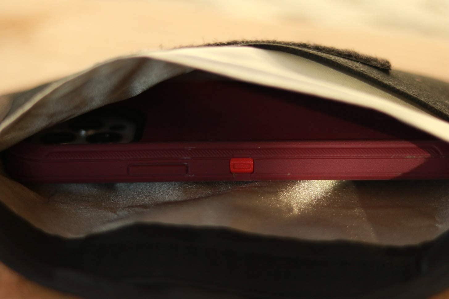 Double Layered EMF Protection Phone Pouch & Wallet - Faraday Bag for Blocking 5G, Cell Phone Radiation - Natural Canvas RFID Blocking Sleeve for iPhone, Samsung | Perfect for Travel, Work & Everyday Use