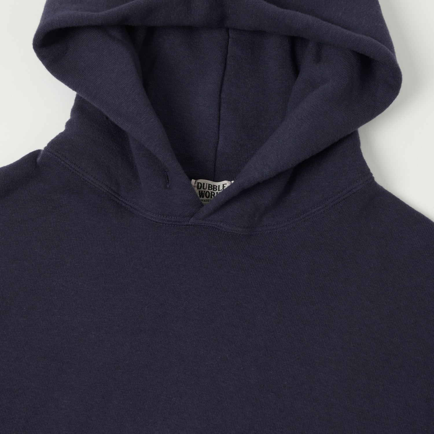 Dubbleworks Tsuriami Sweat Hoodie for Men & Women - Navy Blue Pullover Fleece Hooded Sweatshirt for Casual Wear, Street Fashion & Outdoor Activities