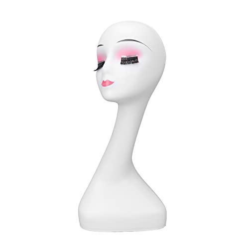 50cm Female Mannequin Head for Makeup Practice - Stable, Beautiful & Easy to Use Wig Display Head - Perfect for Salon Training, Cosmetology Students & Hair Styling Practice