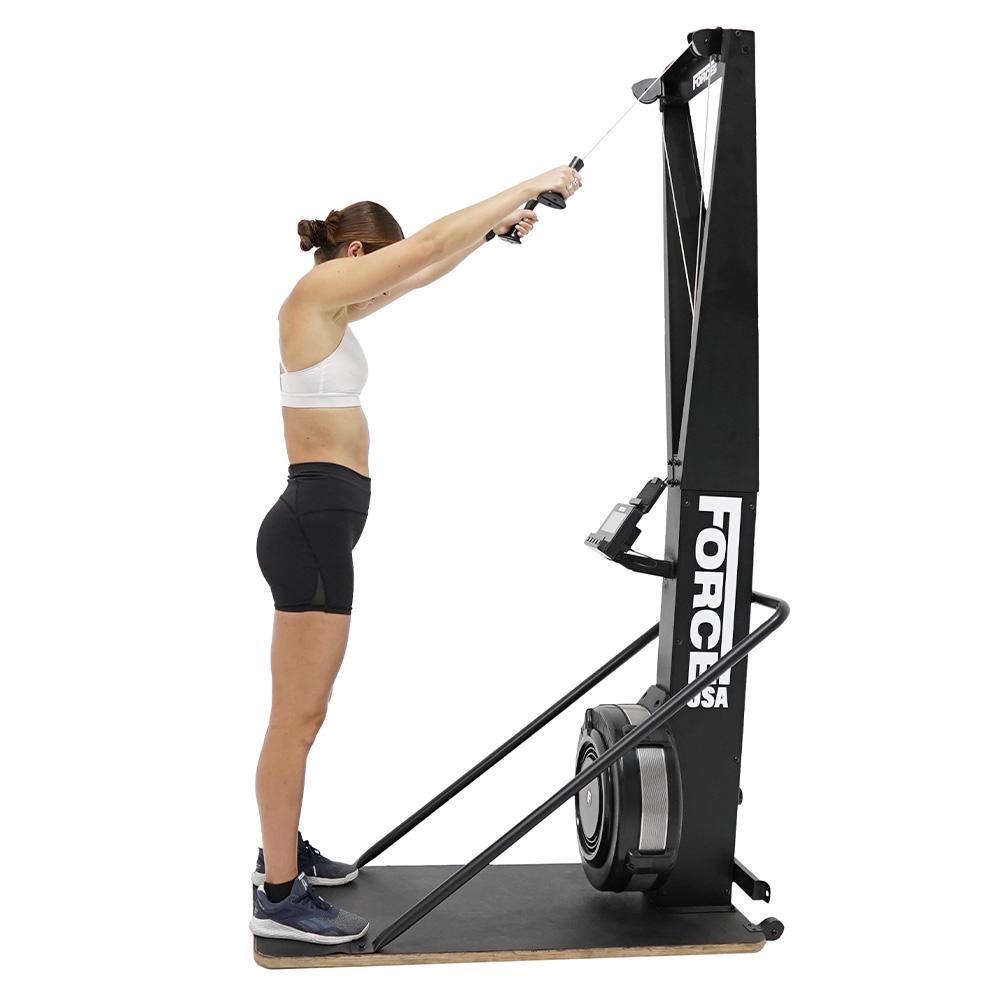 Force USA Ski Trainer - Professional Ski Training Equipment for Home & Gym - Improve Balance & Strength for Skiing & Snowboarding