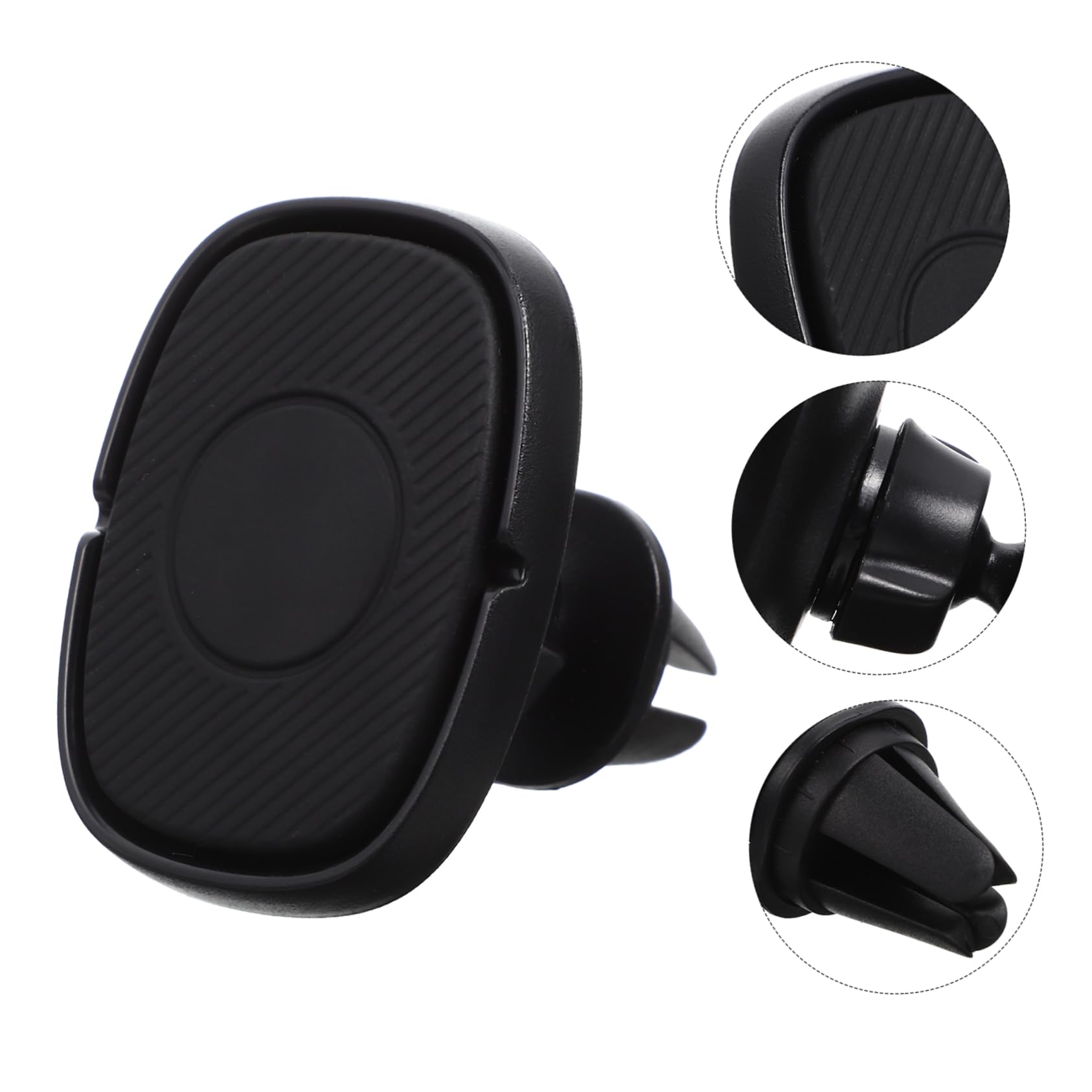 HOMSFOU 4-Pack Magnetic Car Phone Holder - Universal Dashboard Mount for iPhone, Samsung & GPS - Strong Grip & 360° Rotation for Safe Driving