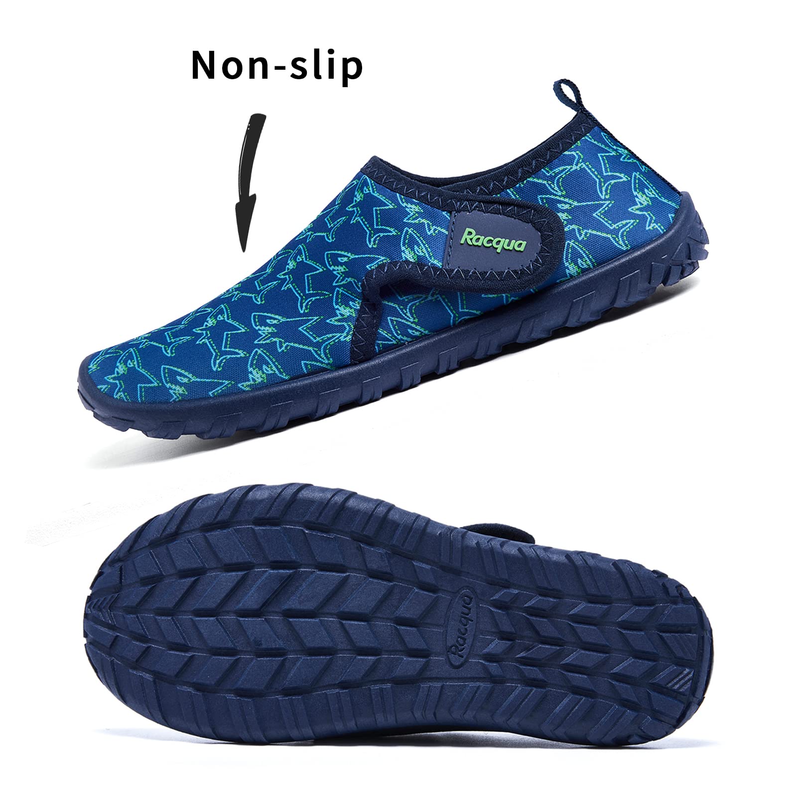**Kids Water Shoes for Boys & Girls - Barefoot Swim Shoes Quick Dry Lightweight Aqua Shoes for Toddler & Youth - Perfect for Beach, Pool, Water Parks & Outdoor Activities**