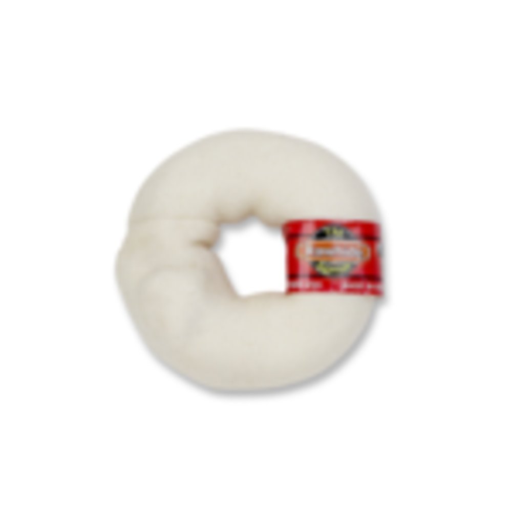 Natural 3.5-Inch Donut Dog Chew for Small Dogs - Healthy Dental Treat for Puppies & Small Breeds - Perfect for Training, Teething Relief & Playtime
