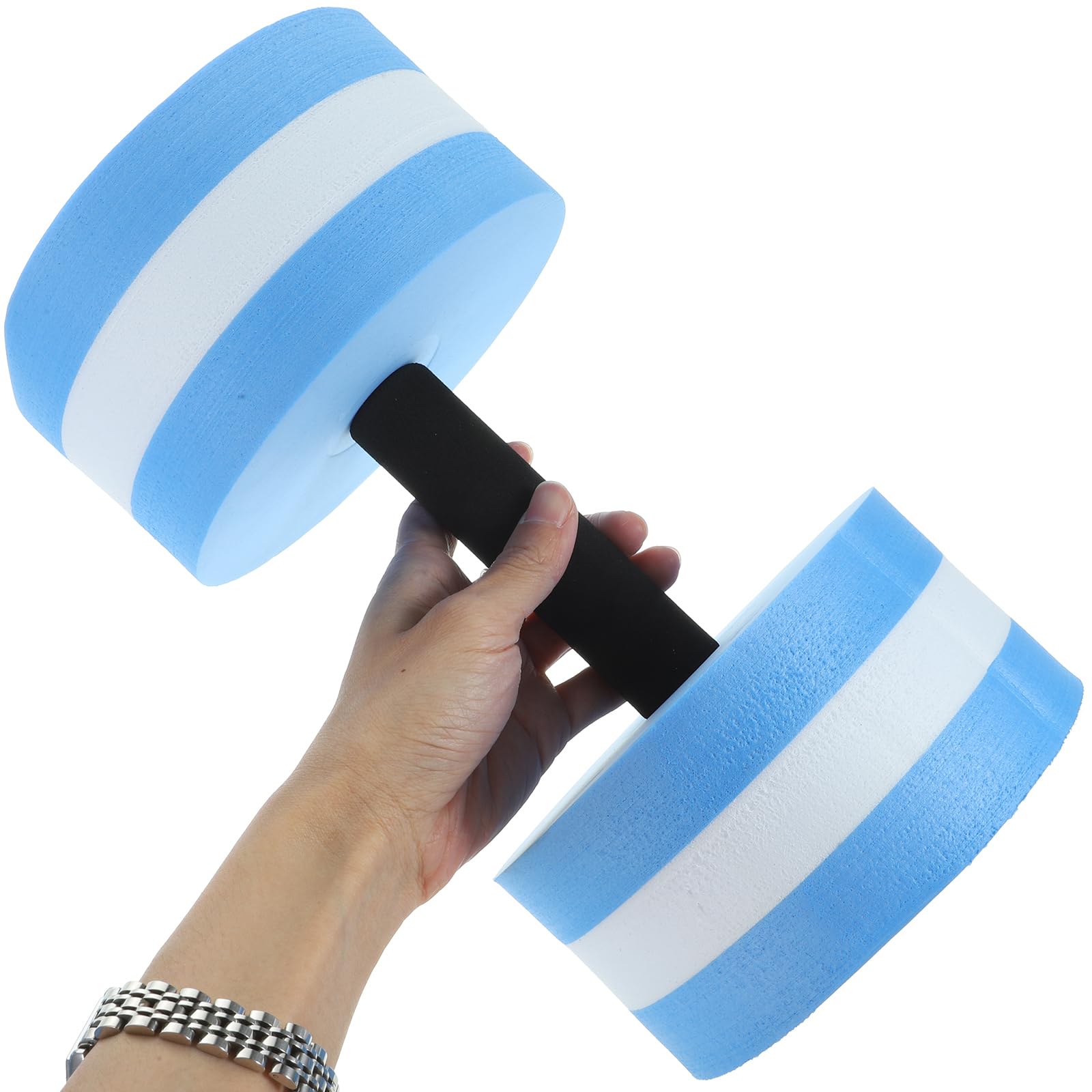 DECHOUS 2Pcs Aquatic Dumbbell Set - Water Weights for Pool Exercise, Water Aerobics & Strength Training - Foam Fitness Equipment for Muscle Building - Perfect for Swimming Pools, Home Workouts & Aquatic Therapy