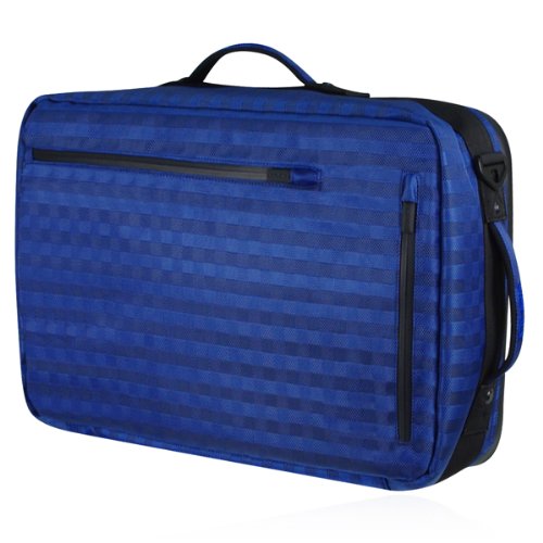 Incipio Weekender Nylon Travel Bag - Blue Checked (BG-112) | Durable Carry-On Duffel for Weekend Getaways & Business Trips | Perfect for Gym, Work & Air Travel