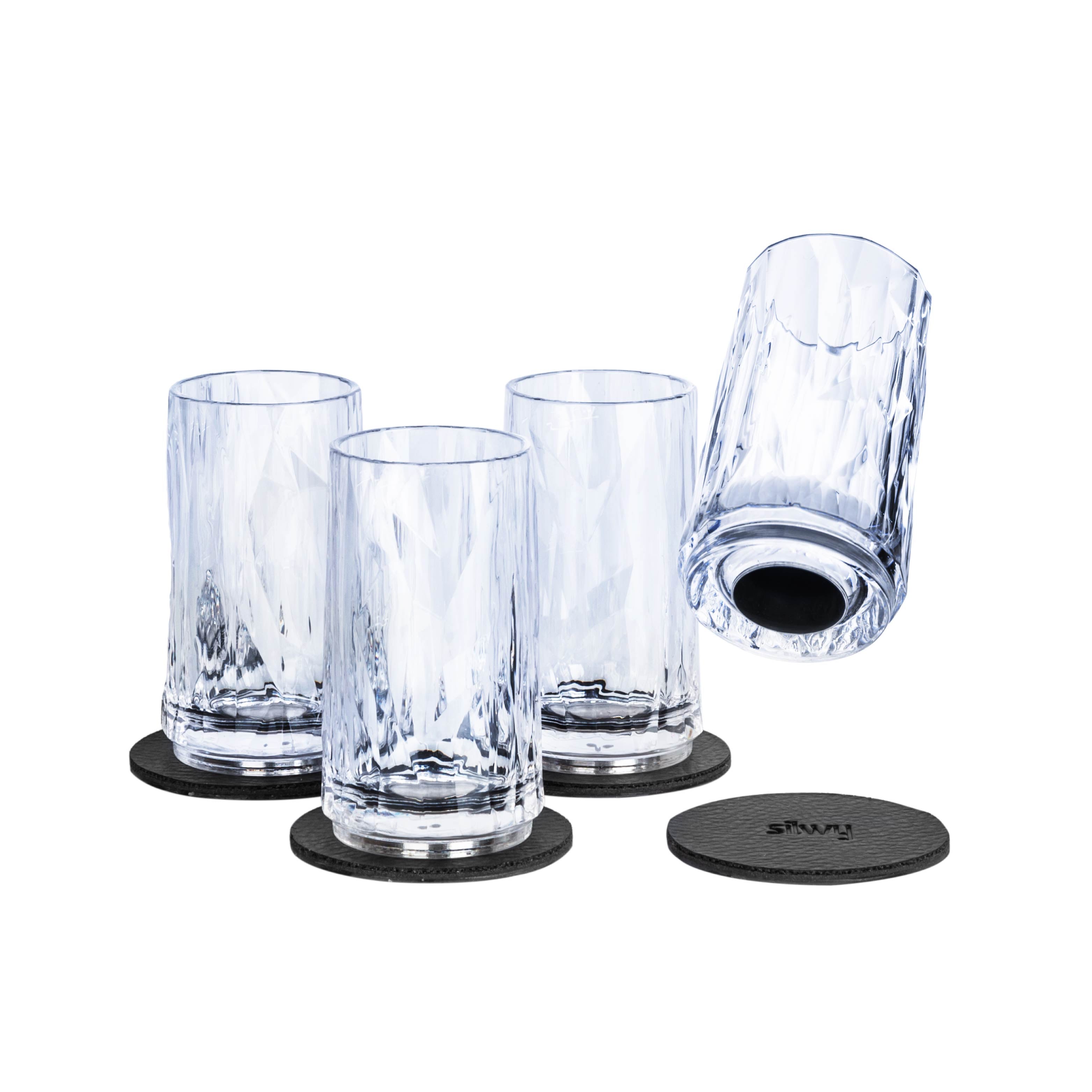 Premium Plastic Shot Glasses with Magnetic Base - Ideal for Parties, Bars, and Home Entertaining