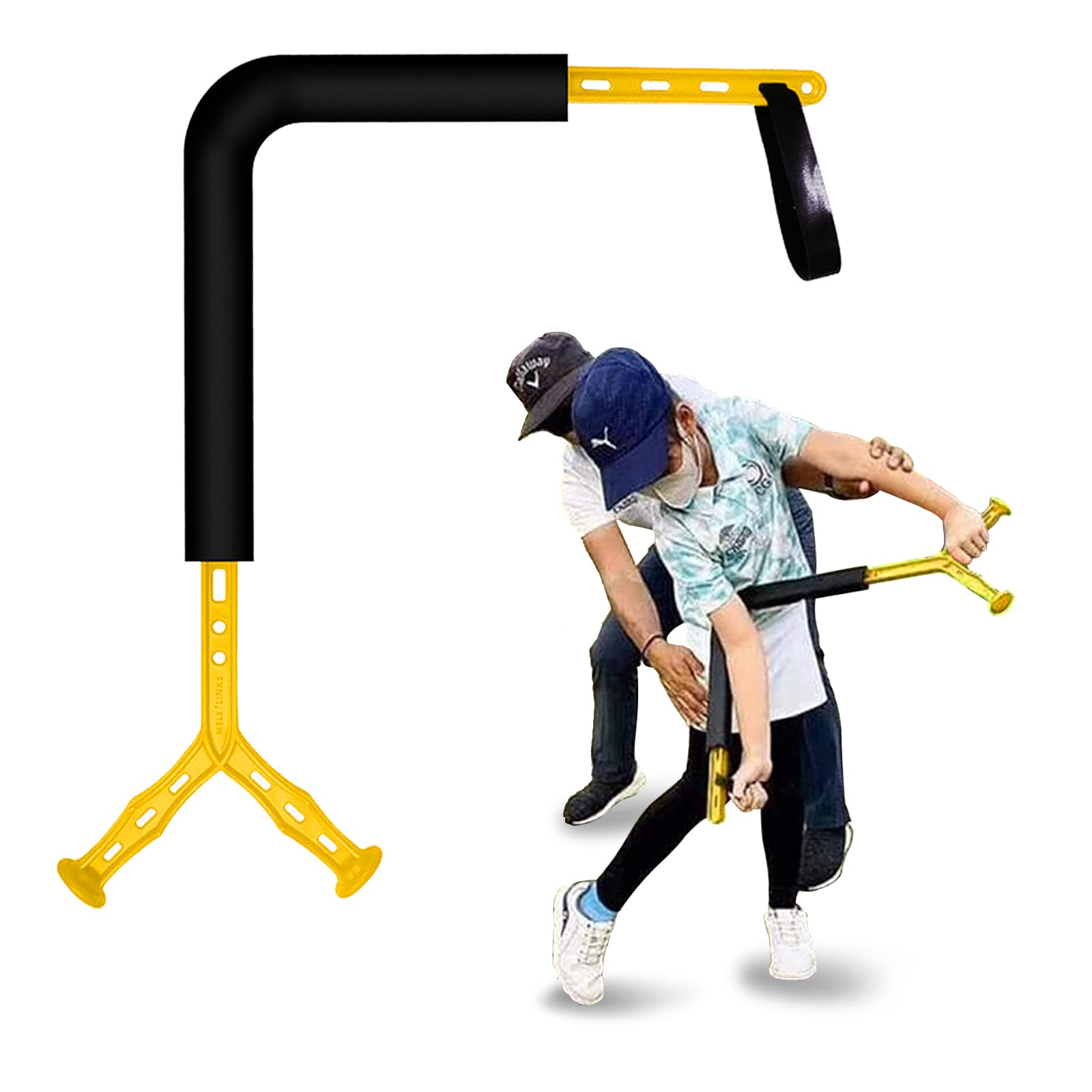 LXTX Golf Swing Motion Trainer - Golf Swing Training Aid & Wrist Trainer for Beginners | Improve Golf Posture & Swing Technique | Perfect for Driving Range & Home Practice