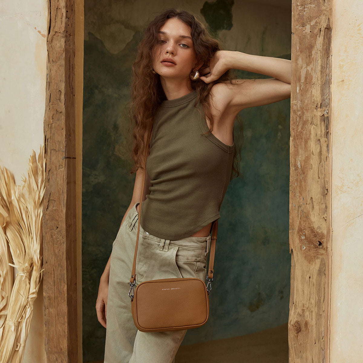 Plunder Bag Camel - Stylish & Durable Crossbody Bag for Women - Perfect for Travel, Shopping & Everyday Use