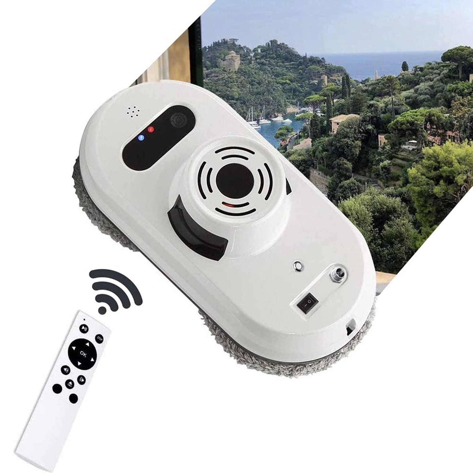 LIMIAO Automatic Electric Window Cleaner Robot - Smart Glass Cleaning Device with App & Remote Control, Ultra-Fast Magnetic Window Washer for High Windows, Tables, Ceilings - Perfect for Home, Office, and High-Rise Building Maintenance