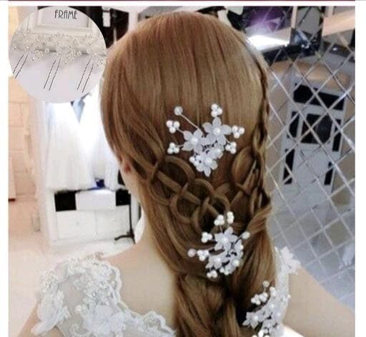 BELICIA 3-Piece Crystal Bridal Hair Accessories Set - Handmade Rhinestone Wedding Hairpins for Women, Bridesmaids & Girls (Silver) | Perfect for Weddings, Prom, Parties & Special Occasions