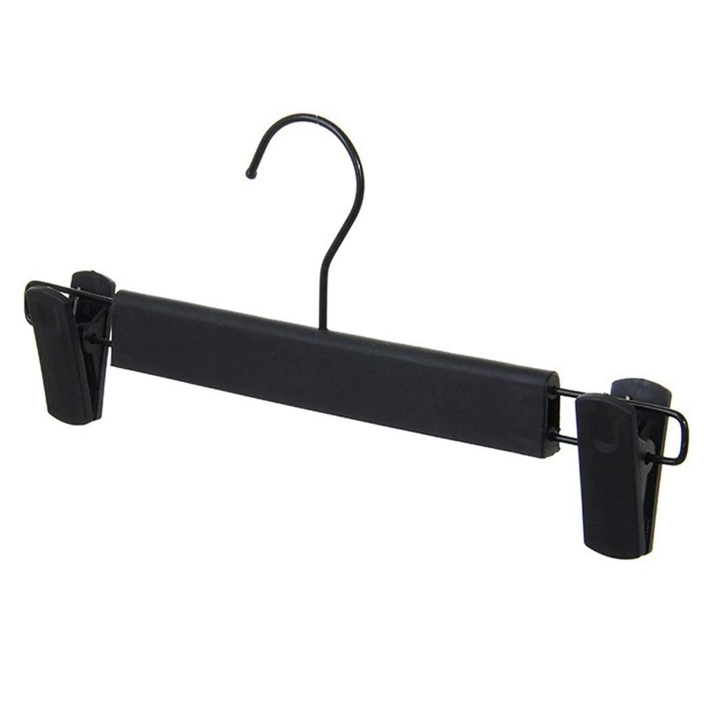 Premium Flocking Clothes Hangers - Space Saving Pants Hanger Rack with Easy Hook for Closet Organization (Black) | Ideal for Home, Dormitory & Travel Wardrobe Storage