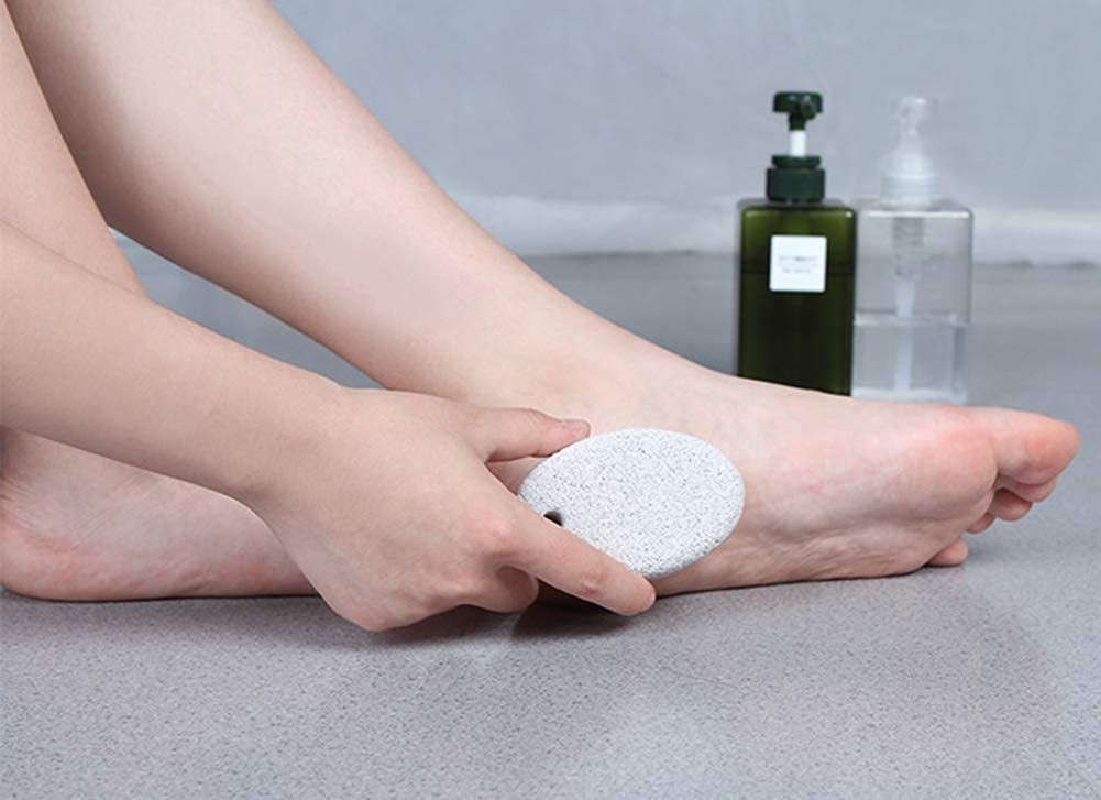 FAMEZA 2 Pack Foot Grinding Stone for Dead Skin & Callus Removal - Pedicure Tool for Smooth Feet - Perfect for Home Spa, Pedicure & Foot Care Routine