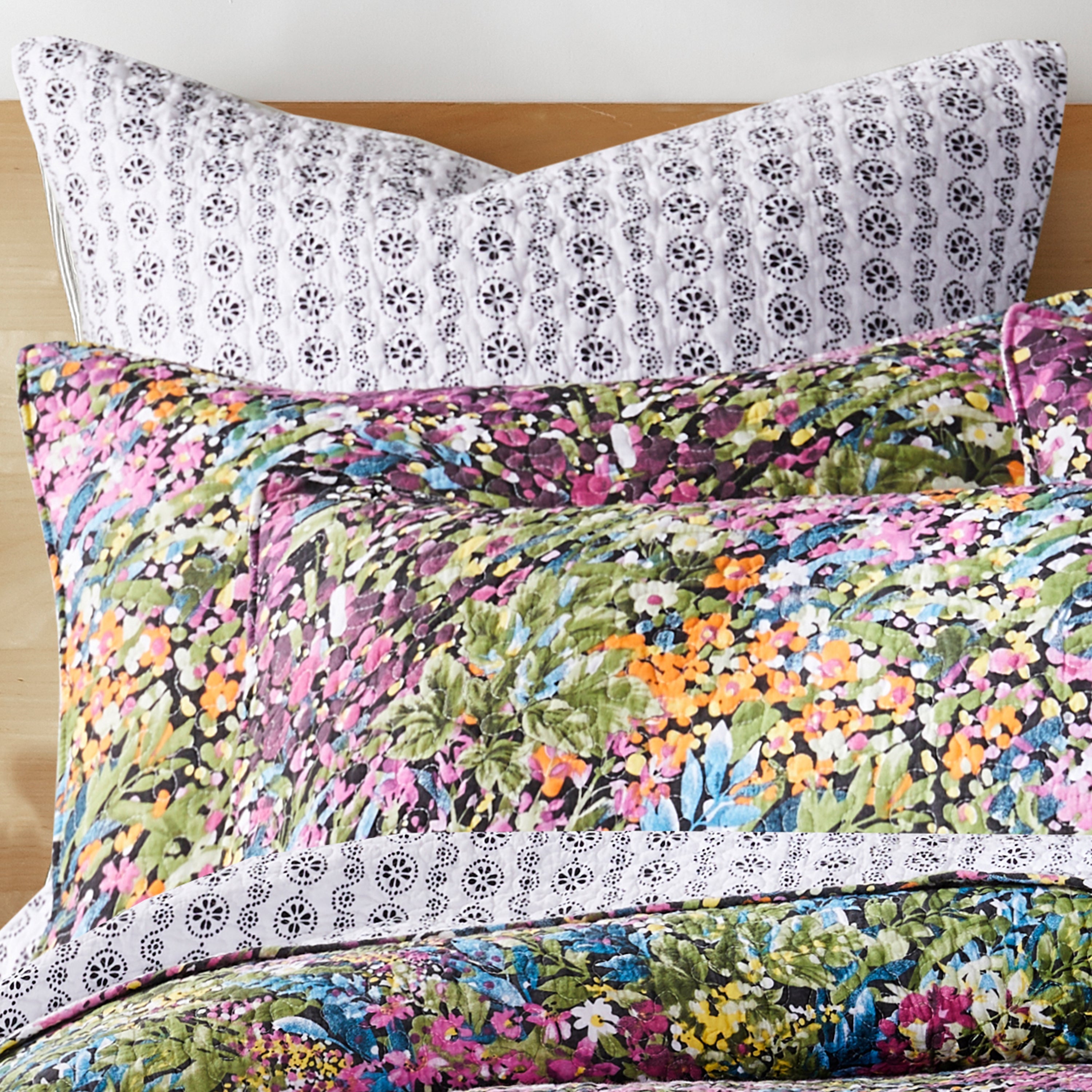 Euro Shams Pillowcase Set of 2 - Standard Size Decorative Pillow Covers for Bedroom, Living Room & Sofa - Luxury Hotel Style Home Decor Accessories