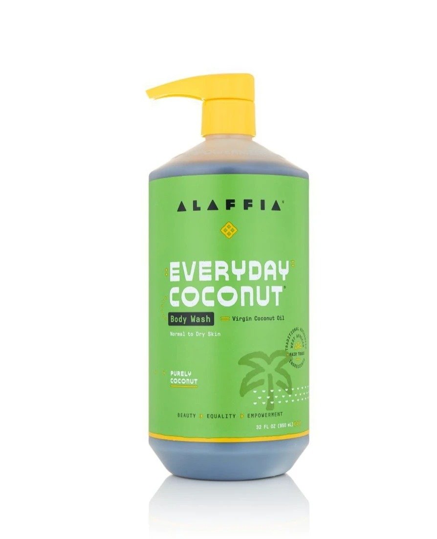 Alaffia Everyday Coconut Body Wash - Hydrating & Nourishing for All Skin Types | Perfect for Shower & Bath | Vegan & Cruelty-Free