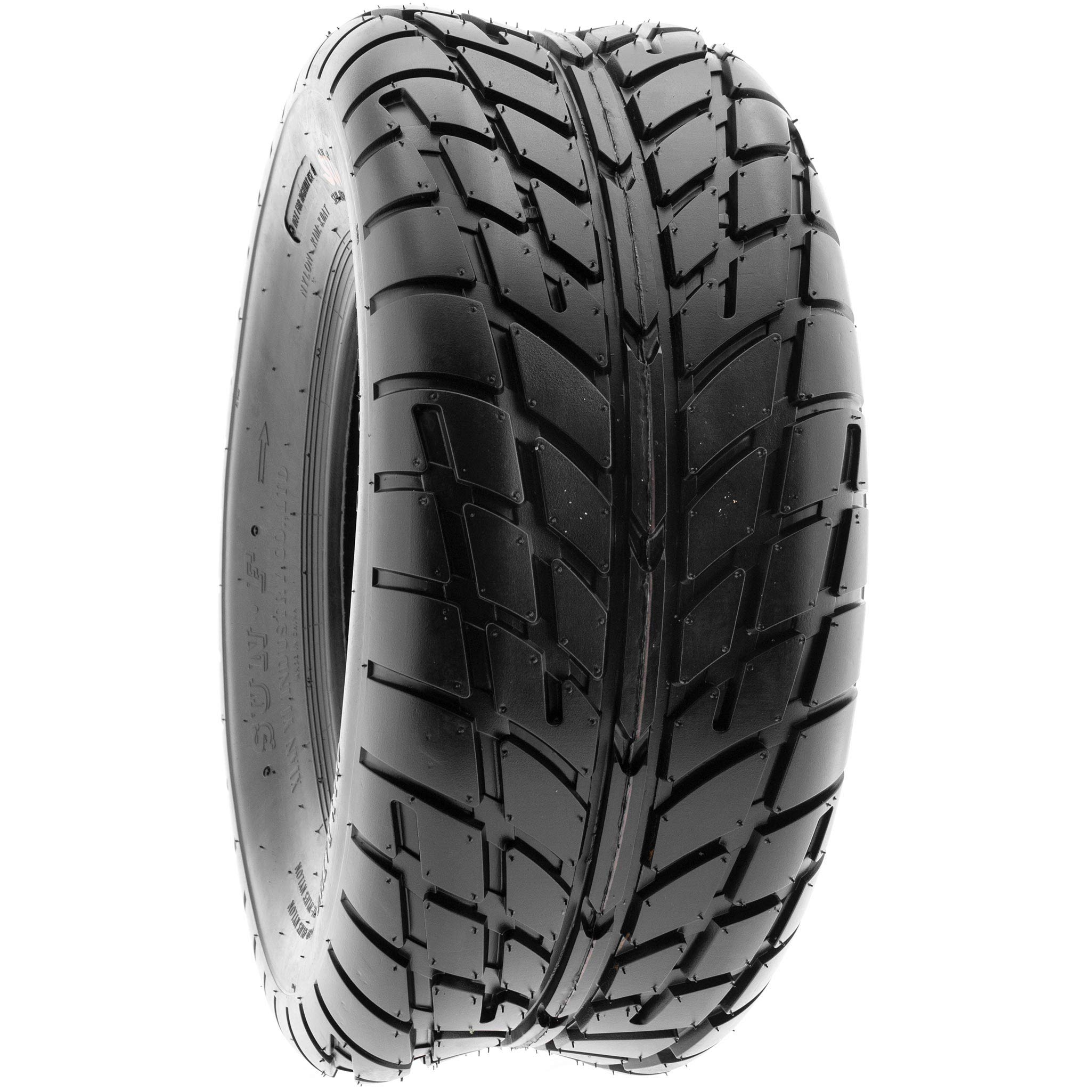 2 Pack SunF A021 TT Sport ATV/UTV Tires 25x11-12 6PR Tubeless - Dirt Track & Flat Track Racing Tires for Off-Road Adventures & Trail Riding