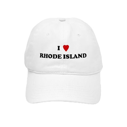 White - I Love Rhode Island Cap