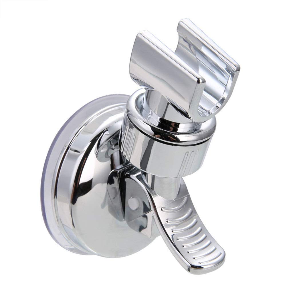 JYDQM Adjustable Wall Mount Shower Holder with Suction Cup - Heavy Duty Shower Head Bracket for Bathroom Accessories | Perfect for Home, Hotel & Spa Use