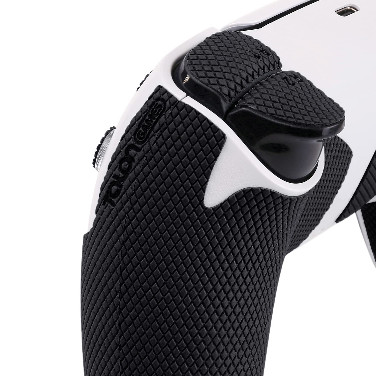 Premium Anti-Slip PS5 Controller Grips for DualSense - Sweat-Absorbent Textured Skin Kit with Enhanced Handle, Buttons, Triggers & D-Pad (Pro Version Black) - Perfect for Gaming, Esports & Long Play Sessions